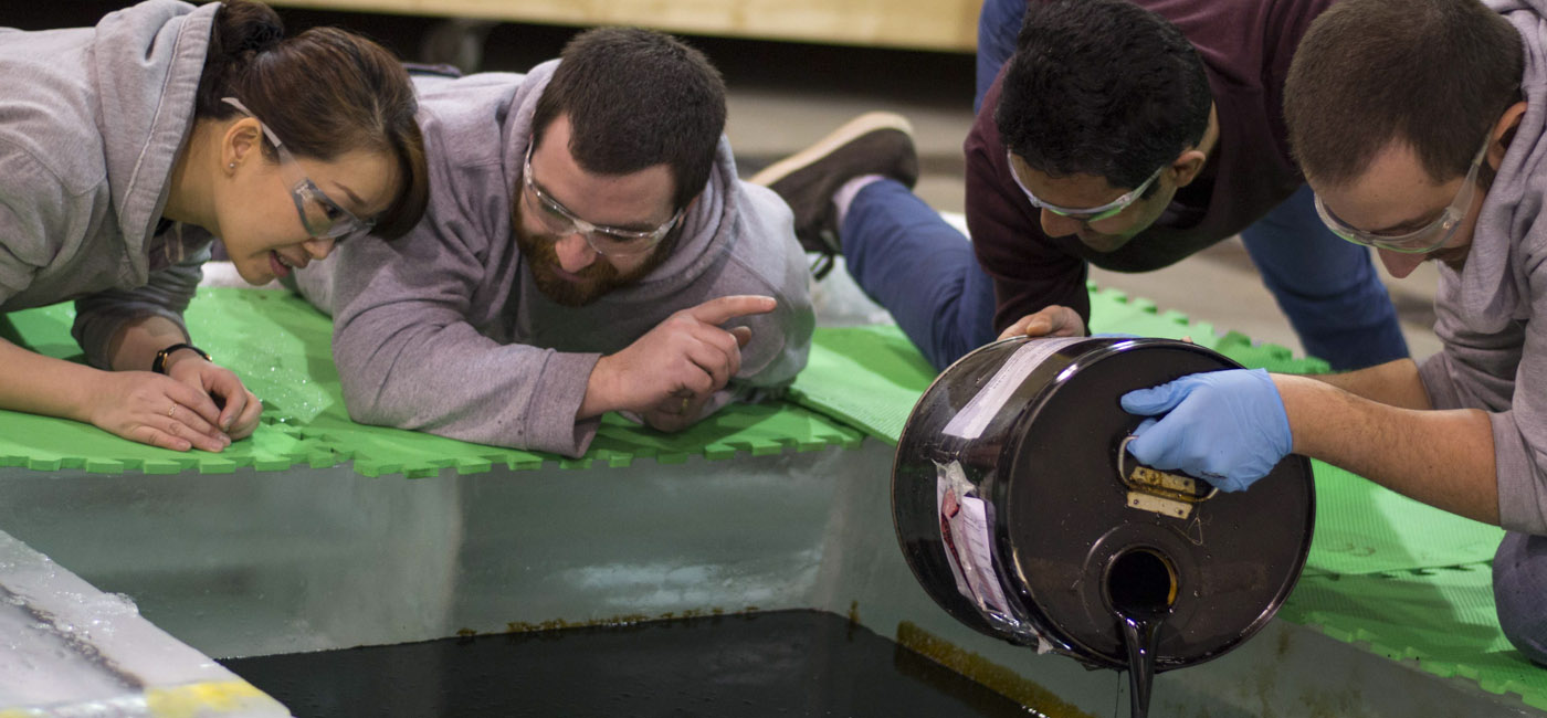 Student working in a team 