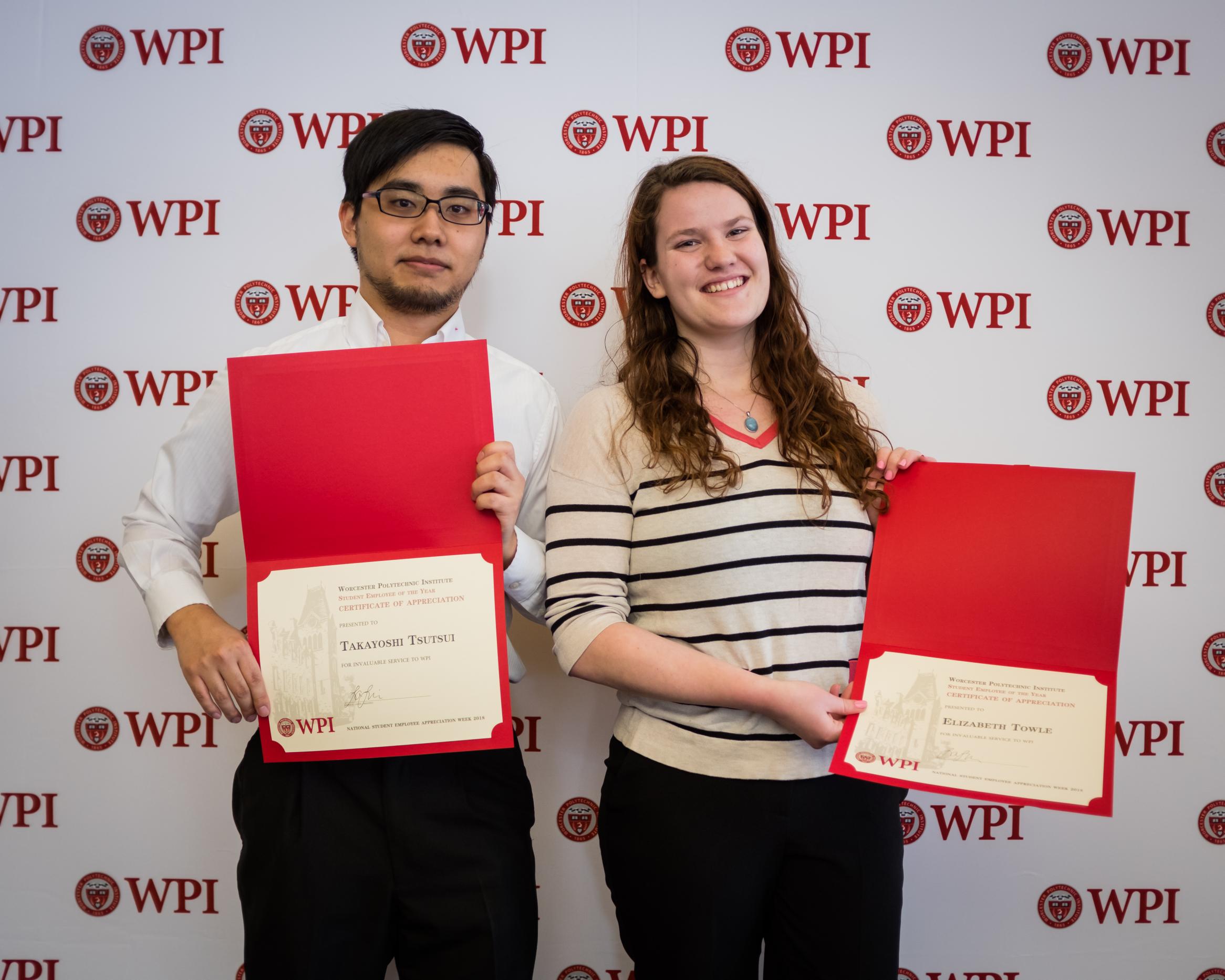 Student award winners