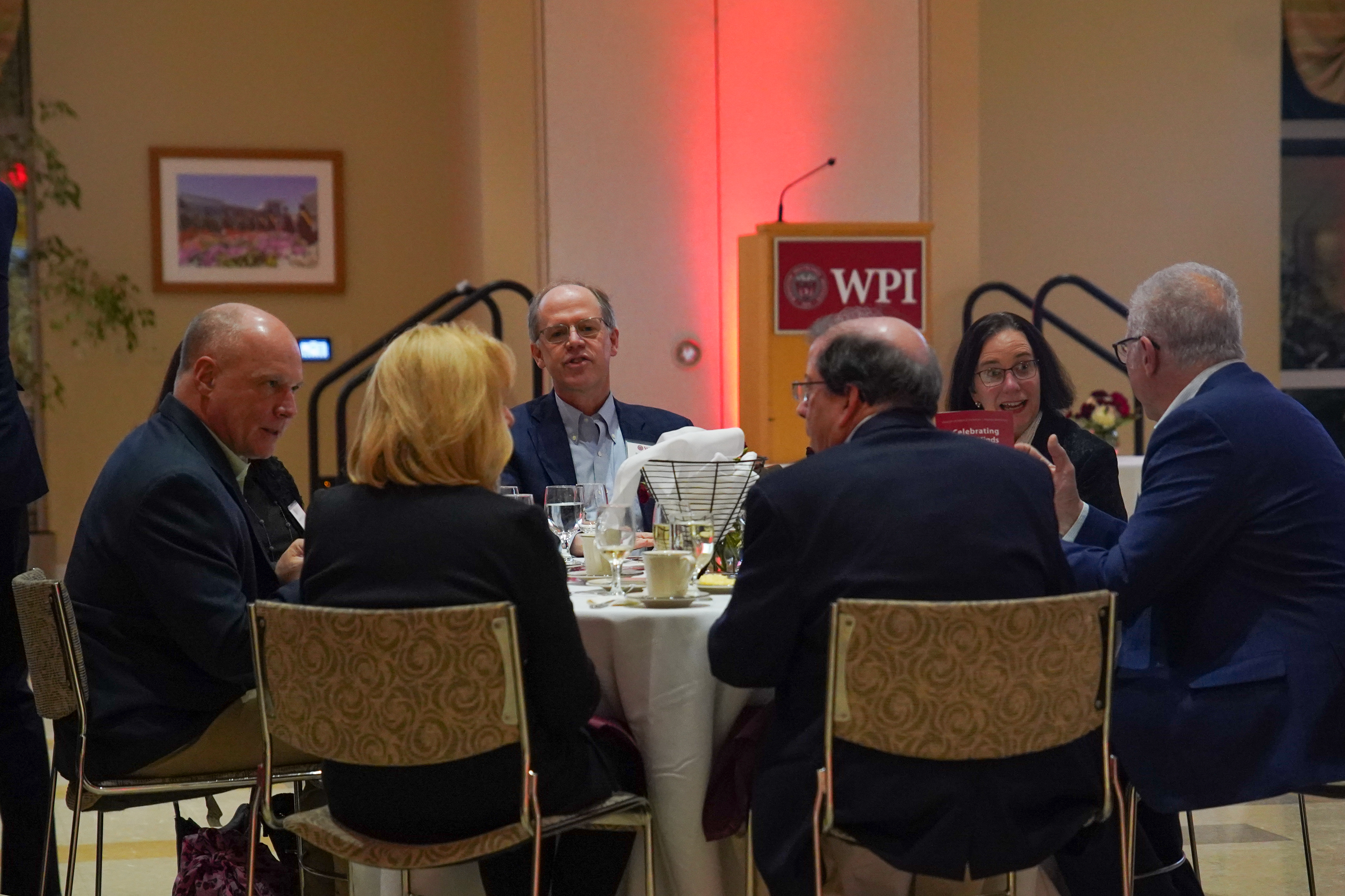 Employees and Guest Sitting.