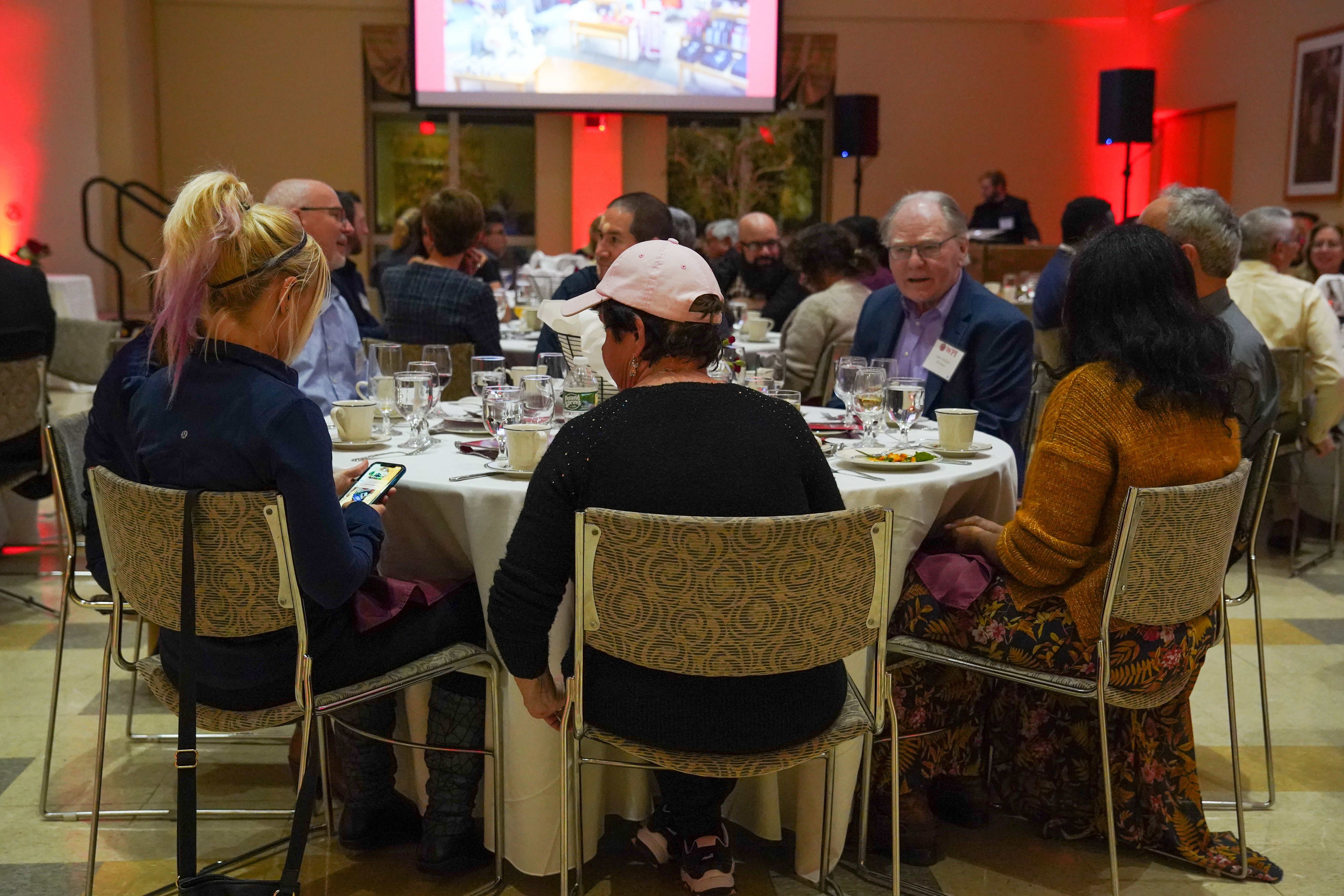 Employees and Guest Sitting.
