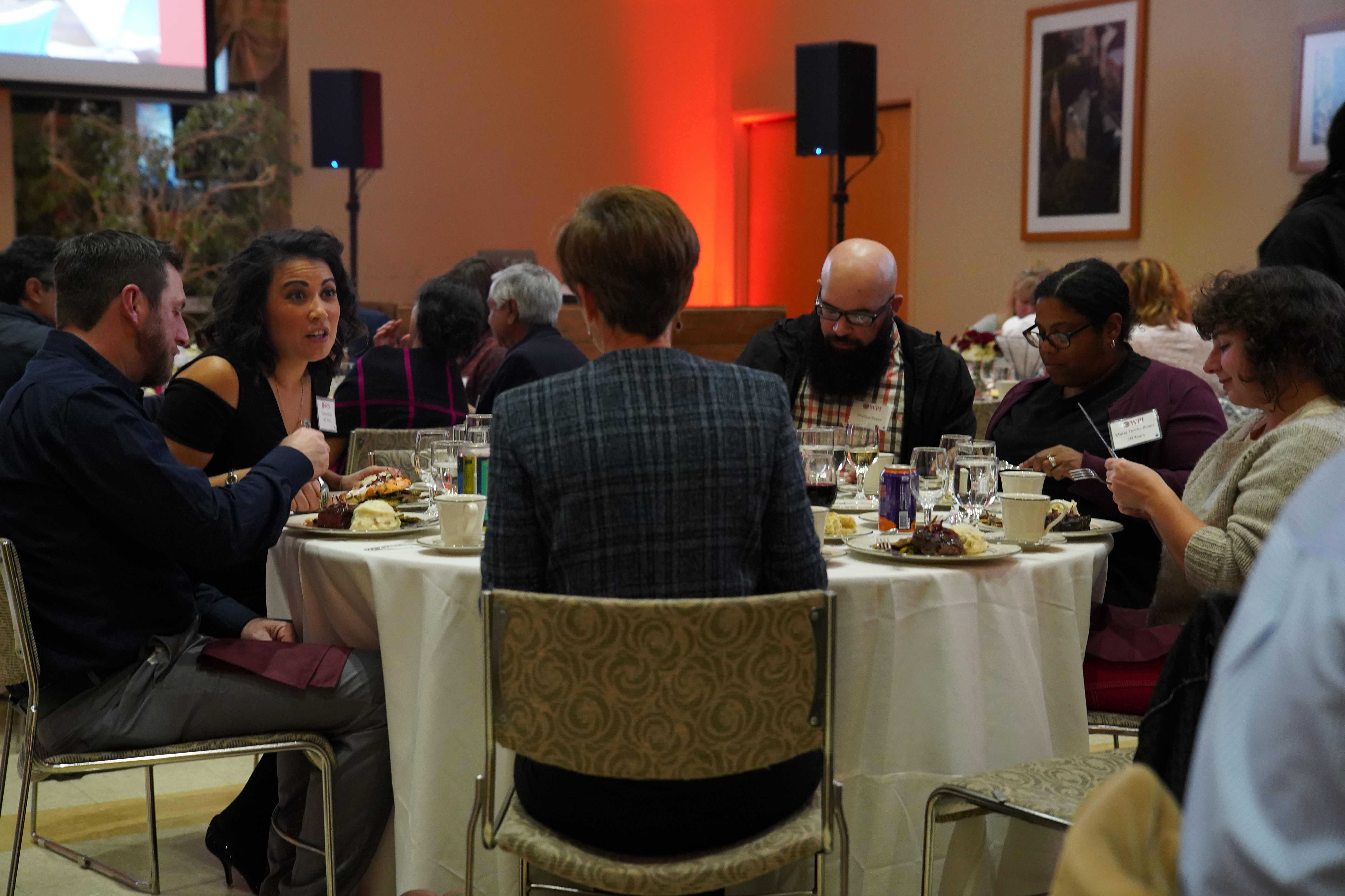 Employees and Guest Sitting.