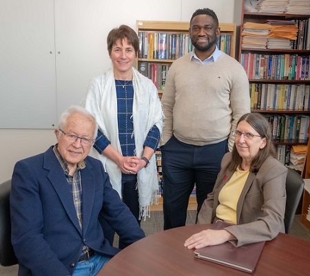 From left, researchers Peder Pedersen, Bengisu Tulu, Emmanuel Agu, and Diane Strong