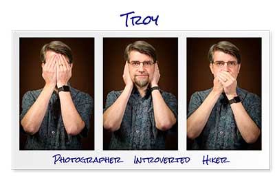 Troy Thompson ’95 Photographer, Introvert, Hiker