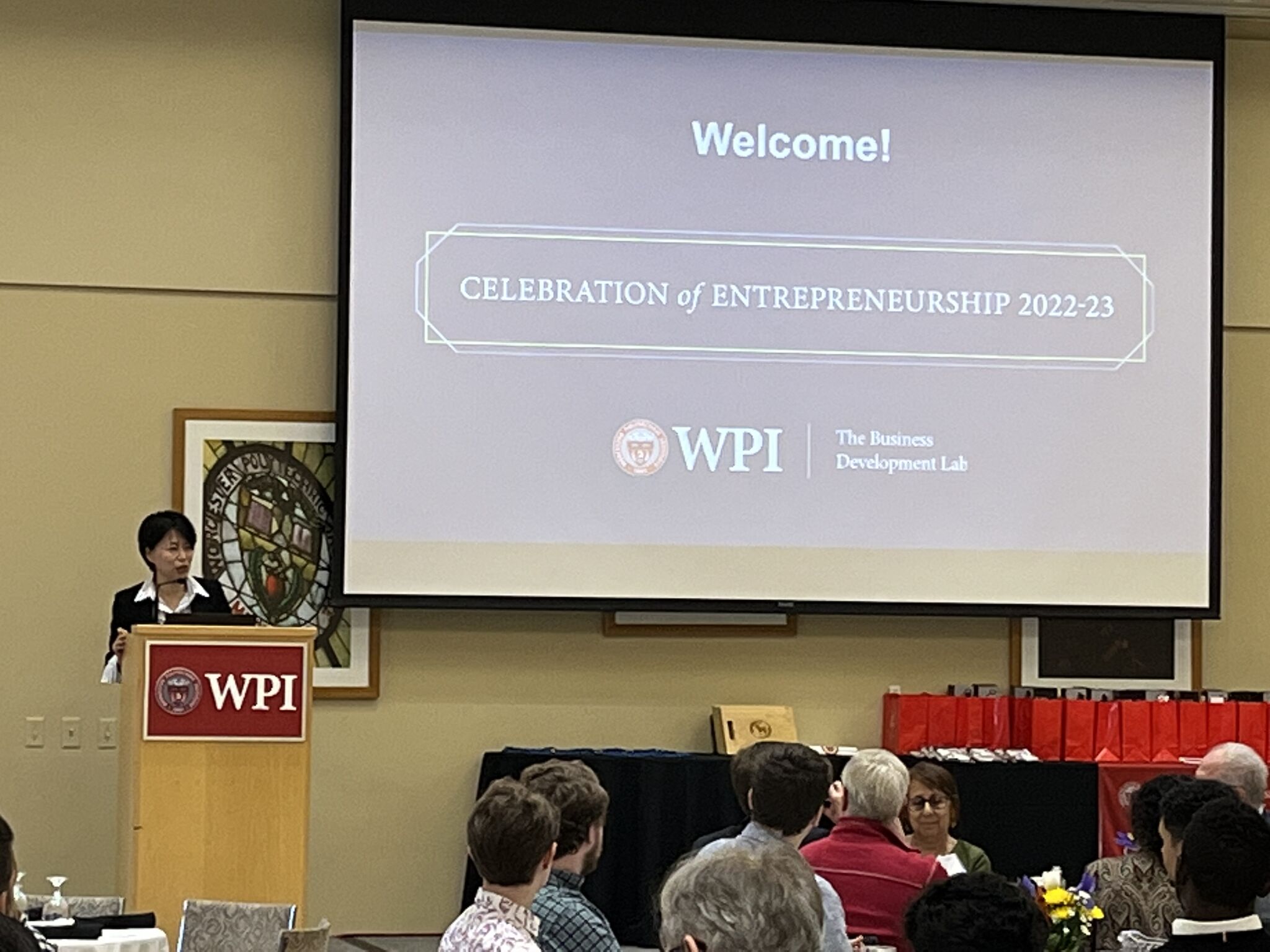 WPI President Grace Wang