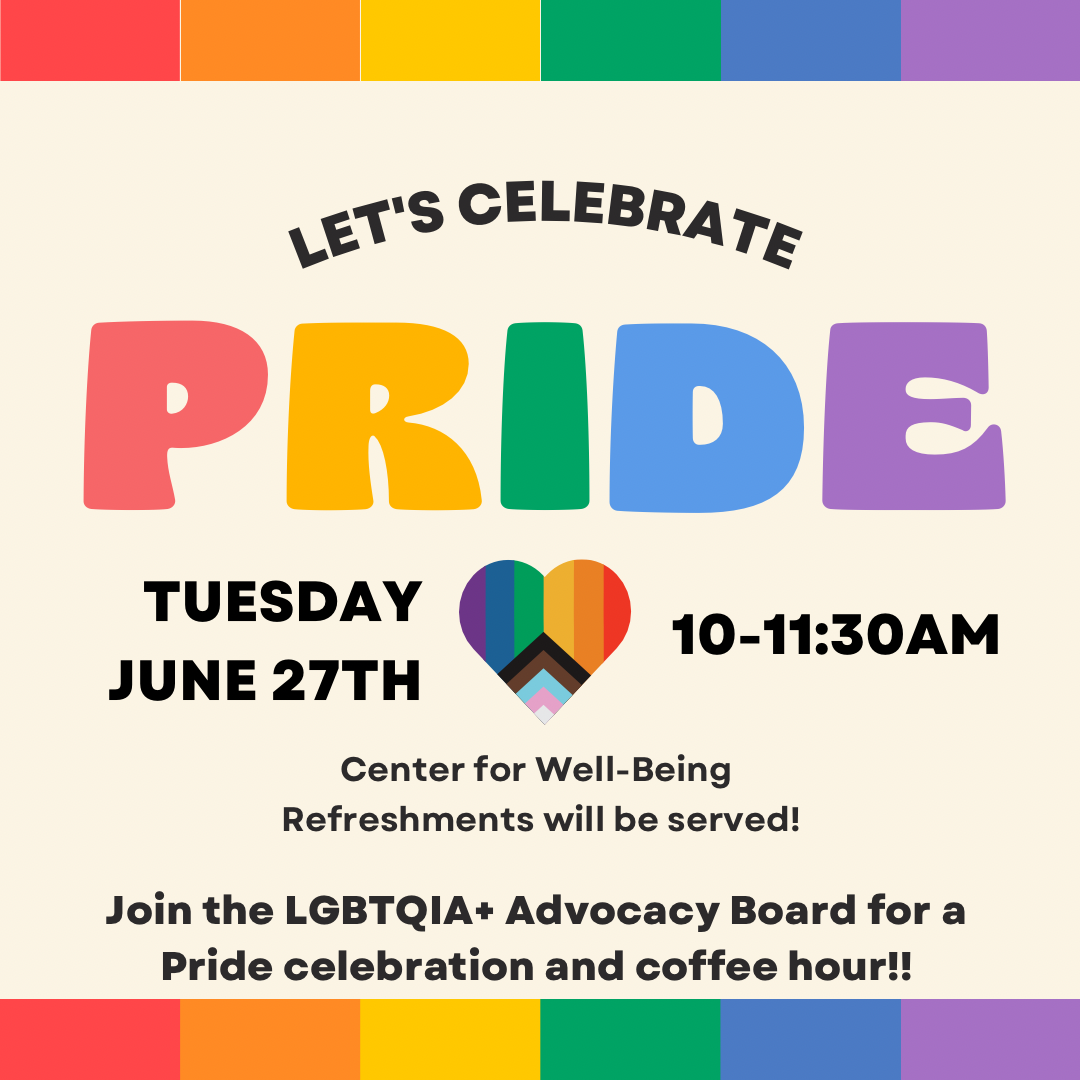 Employee PRIDE Celebration Infographic with Event information: 06.27.23 from 10am - 11:30am.