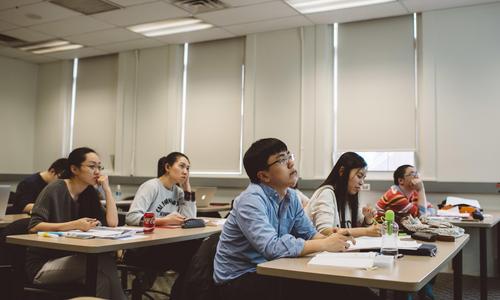 students in classroom
