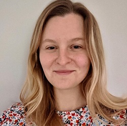 Headshot of Phd candidate, Kathleen Cachel