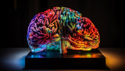 illuminated brain