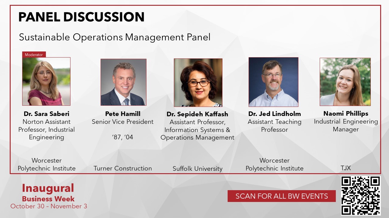 Sustainable Operations Management Panel