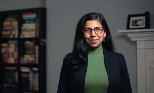 Headshot of Manasi Vartak wearing a black blazer