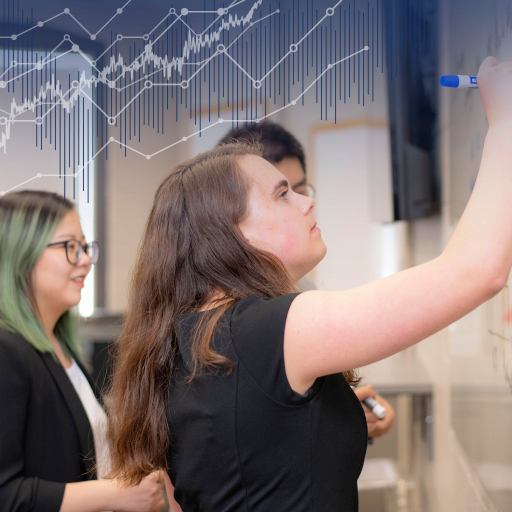Undergraduate Program Business Students Using Whiteboard