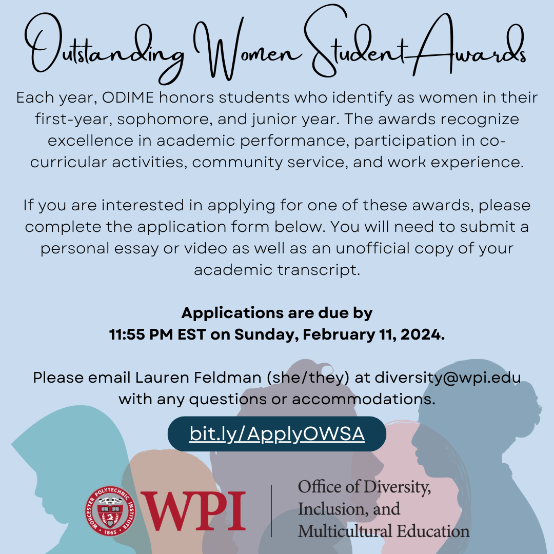 Outstanding Women Student Awards