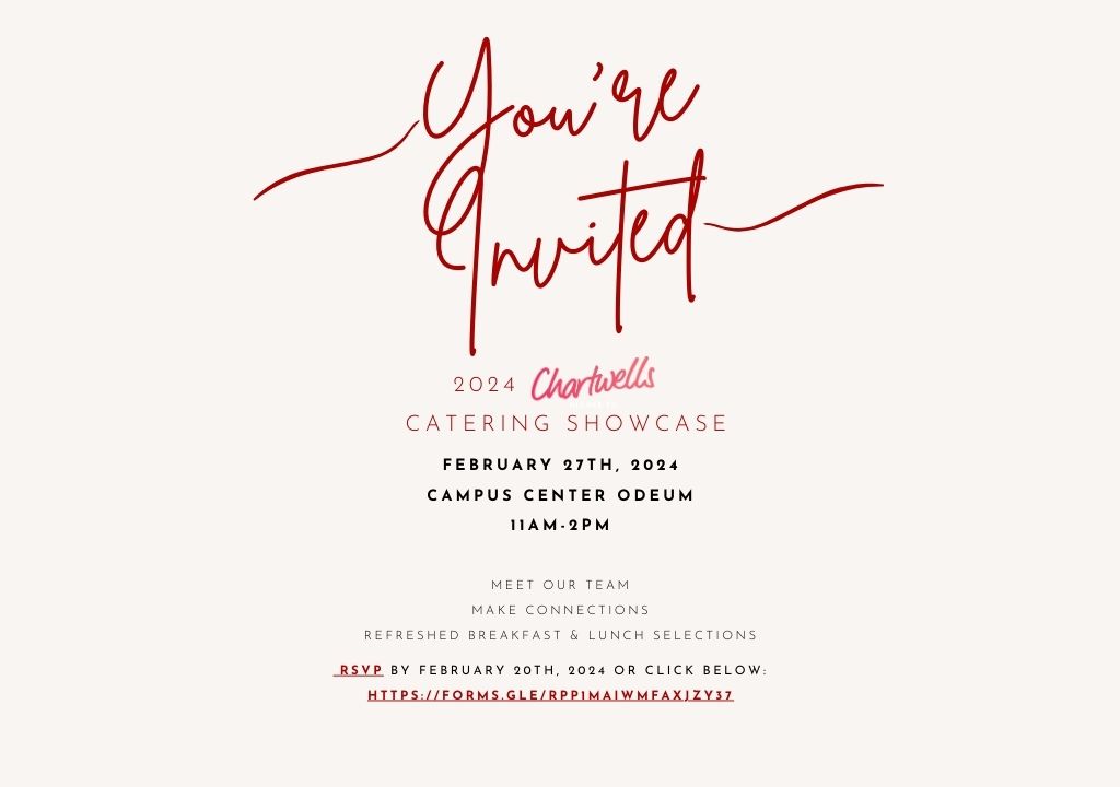 You’re invited to our Catering Showcase on 2.27.24!