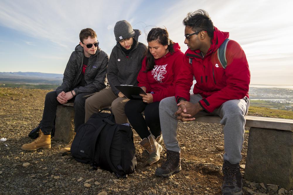 WPI students at Iceland Project Center