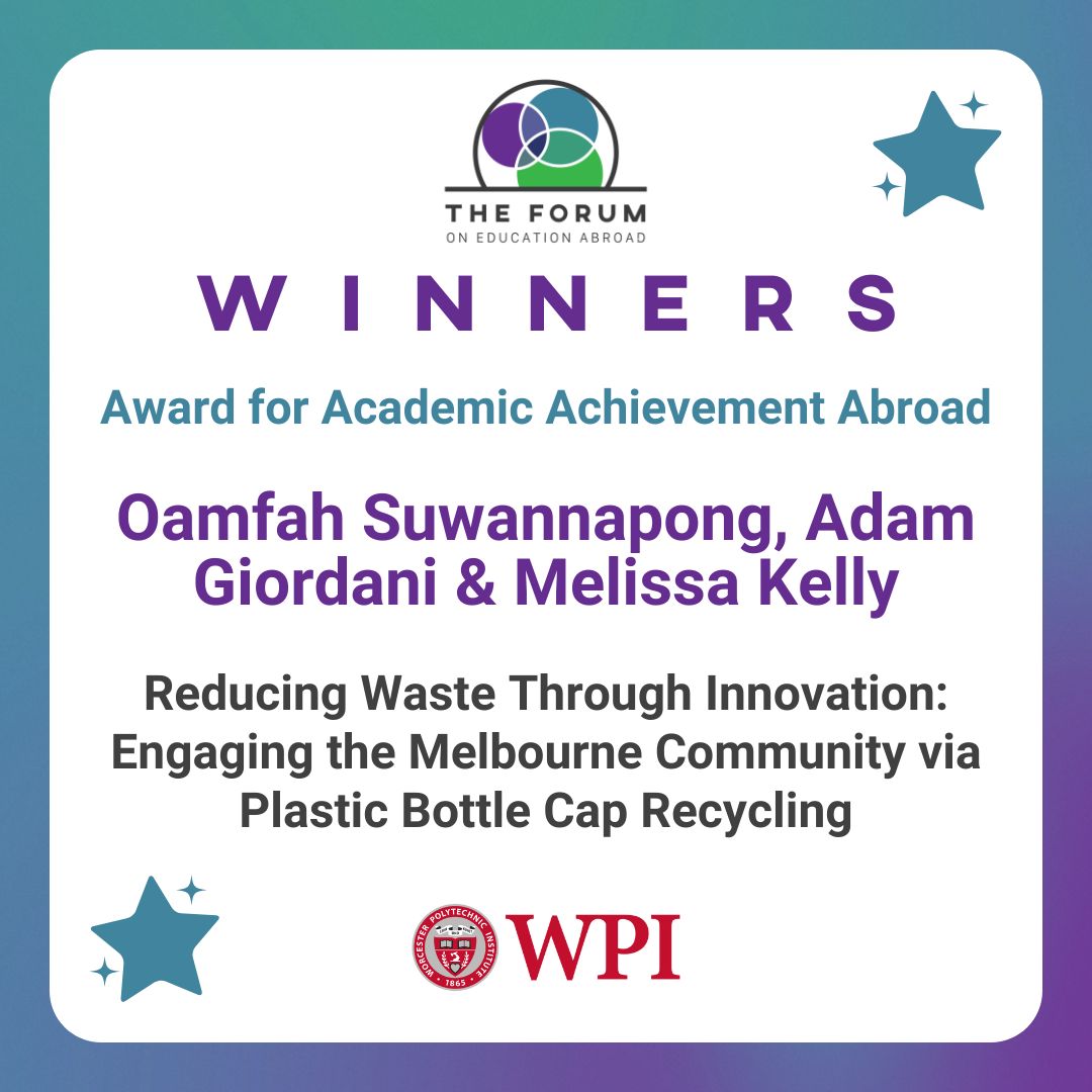 Forum Award for Academic Achievement Abroad Winners