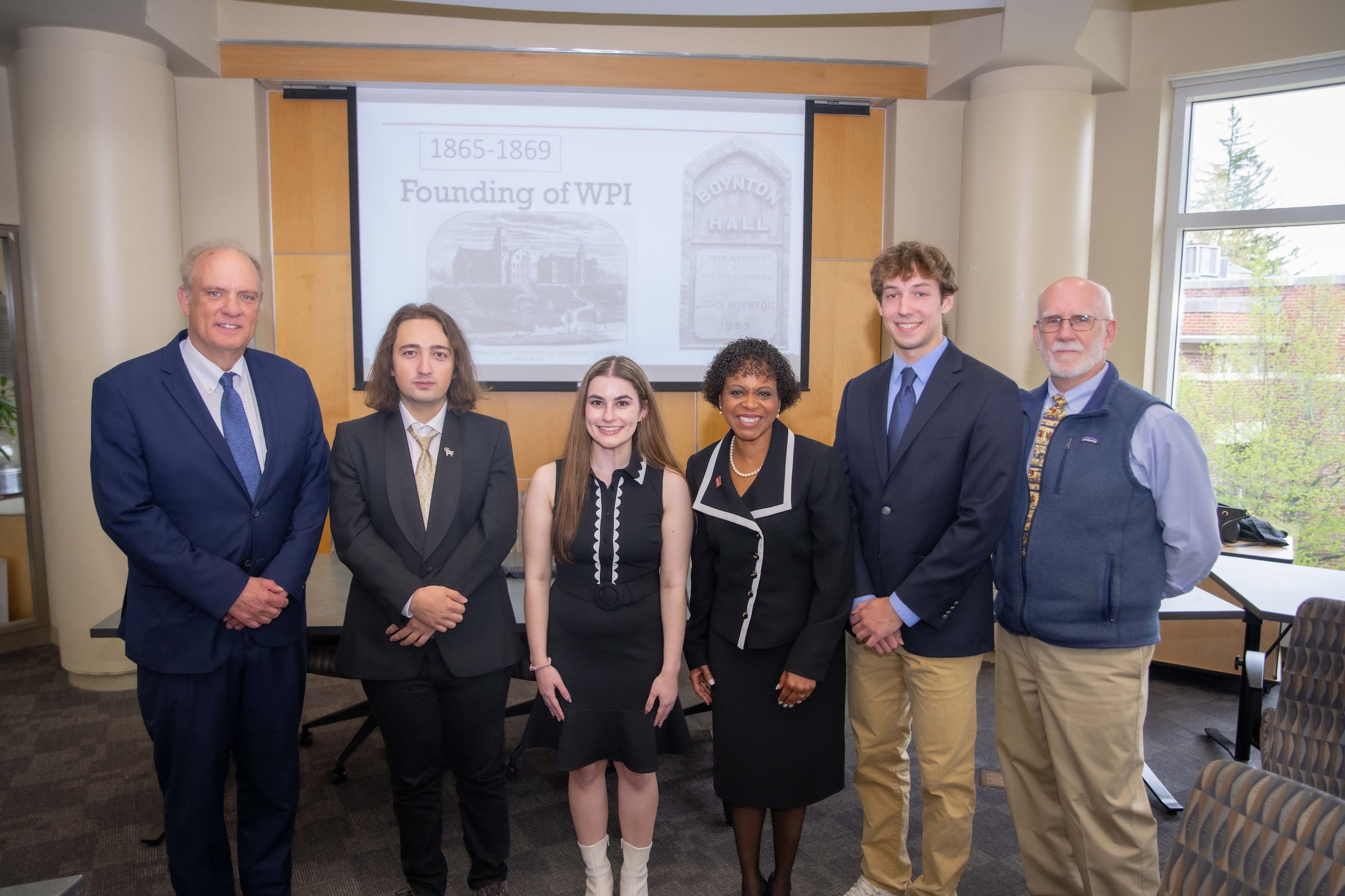 IQP Team with Mayor, Provost &amp; Dean