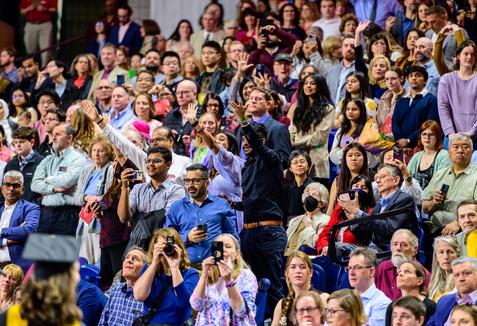 grad crowd