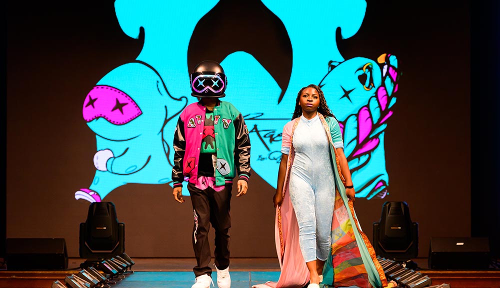 Students take to the catwalk during the annual BSU Fashion Show.