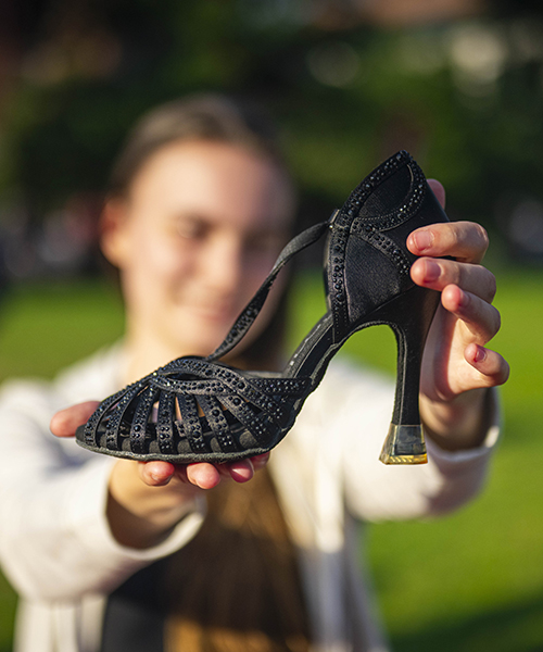 Ballroom dancing shoe