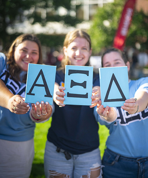 Three members of Alpha Xi Delta