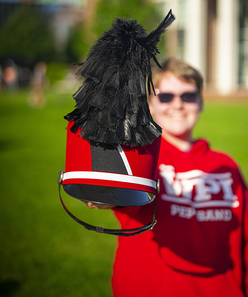 Marching band hat