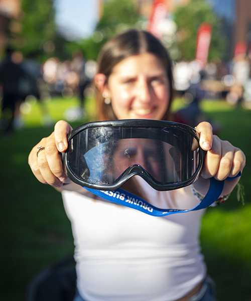 Drunk goggles, which users wear to mimic the feeling of being drunk