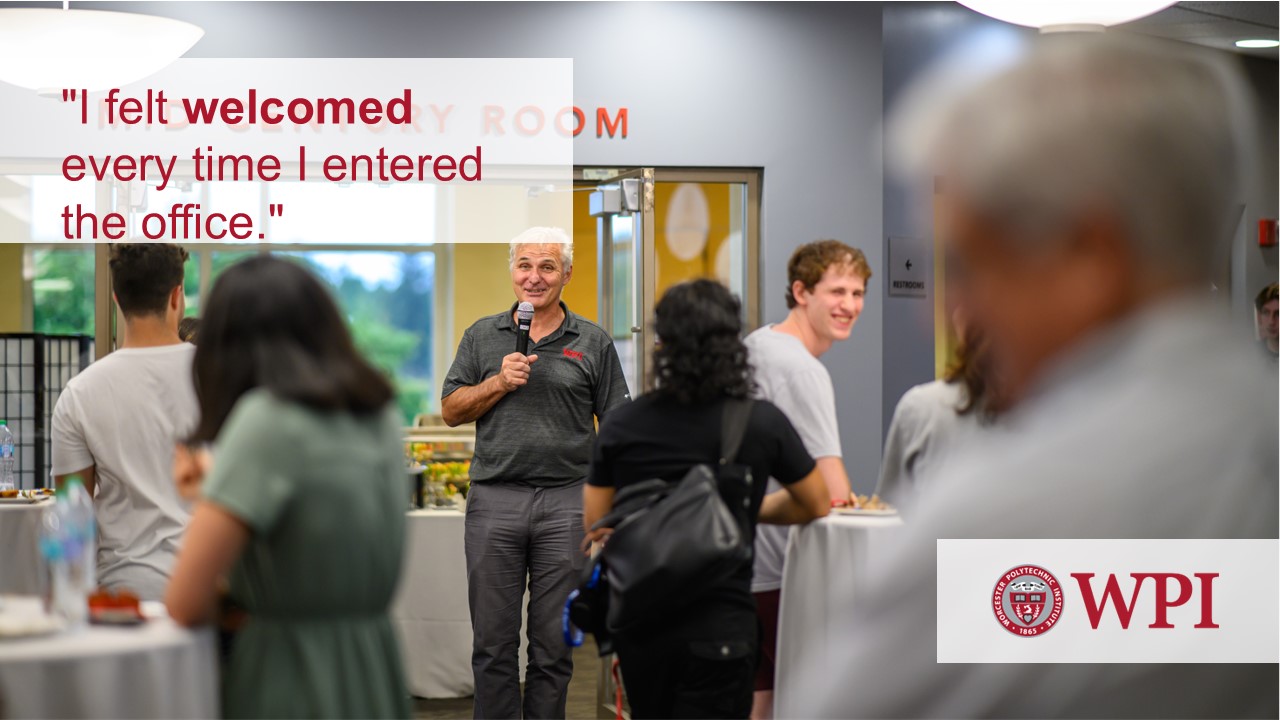 "I felt welcomed every time I entered the office."