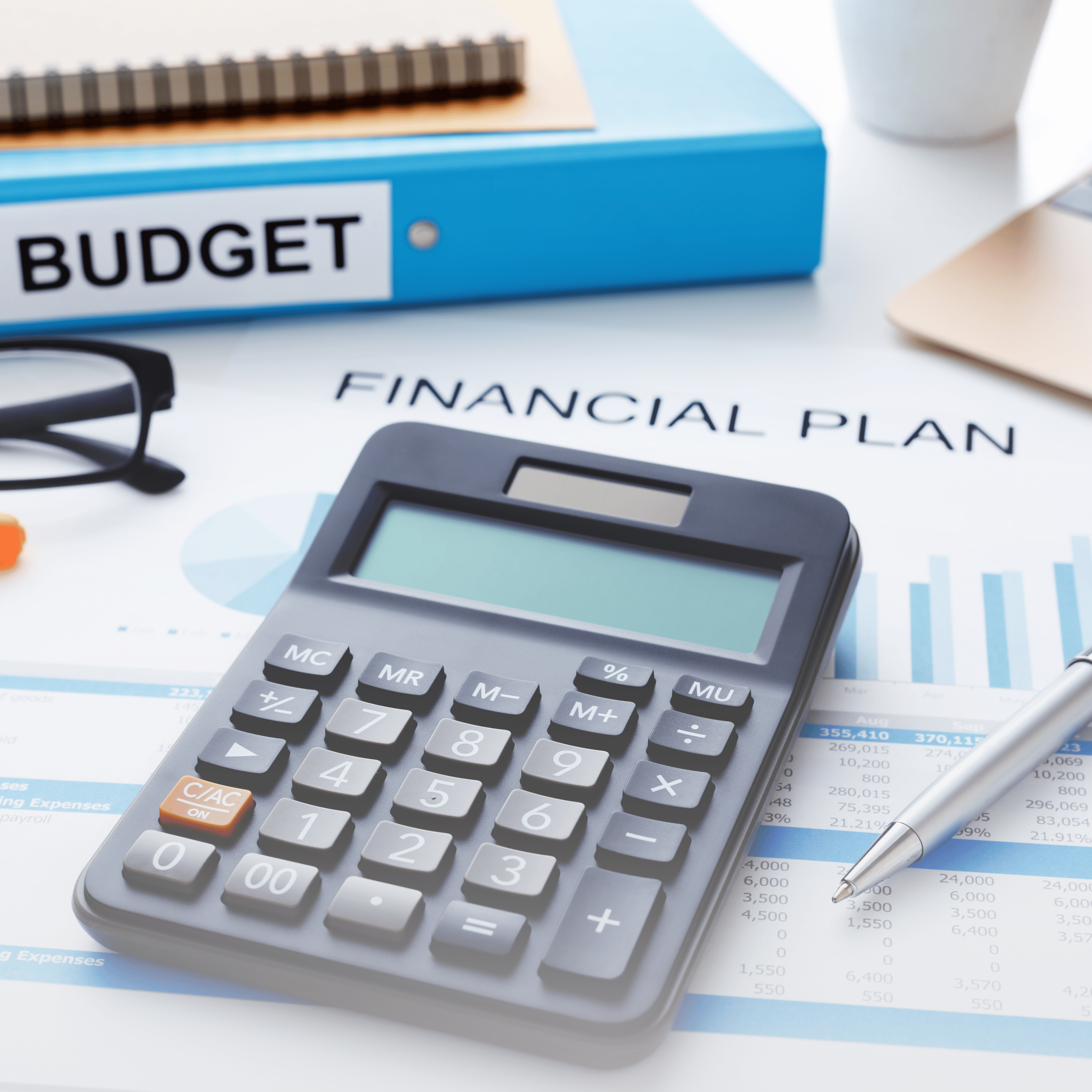calculator on financial docs