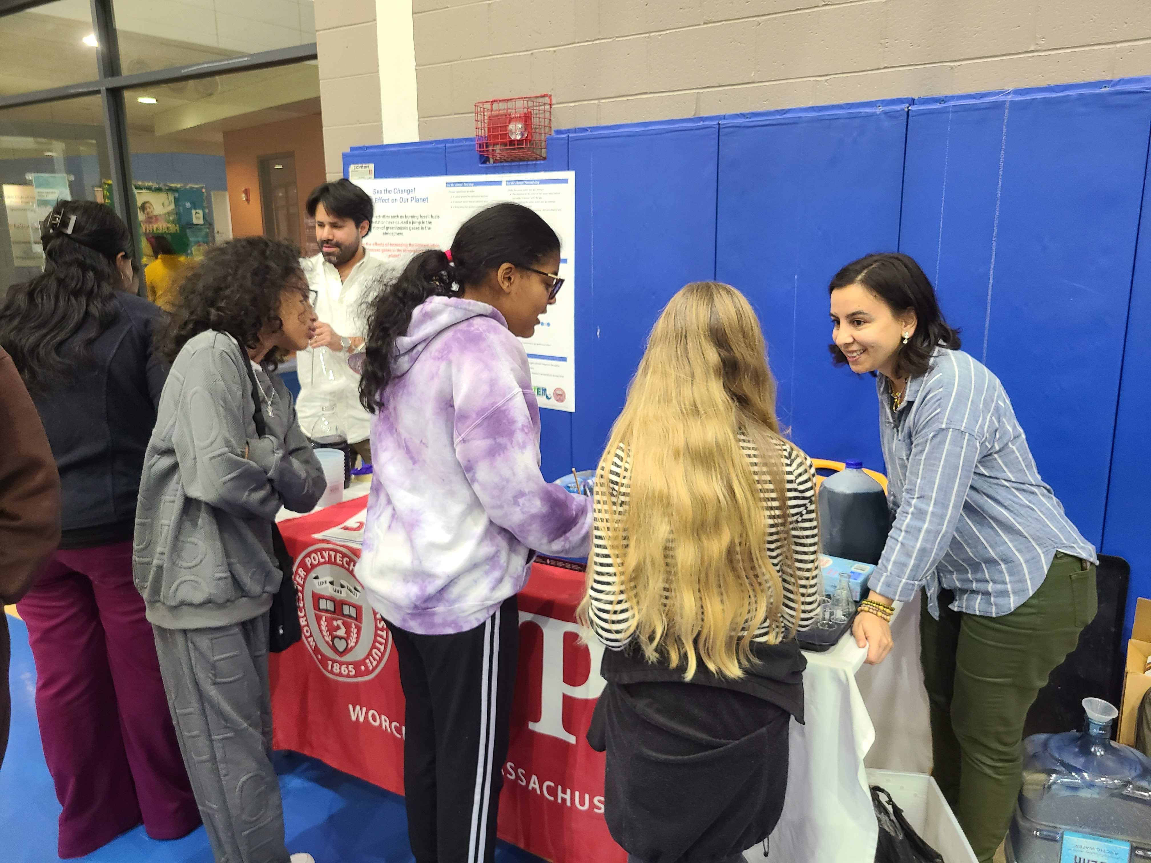 Professor Ceren Yilmaz Akkaya &amp; Professor Raúl Orduna Picon engage students with “See the Change: CO2’s Effects on Our Planet.”