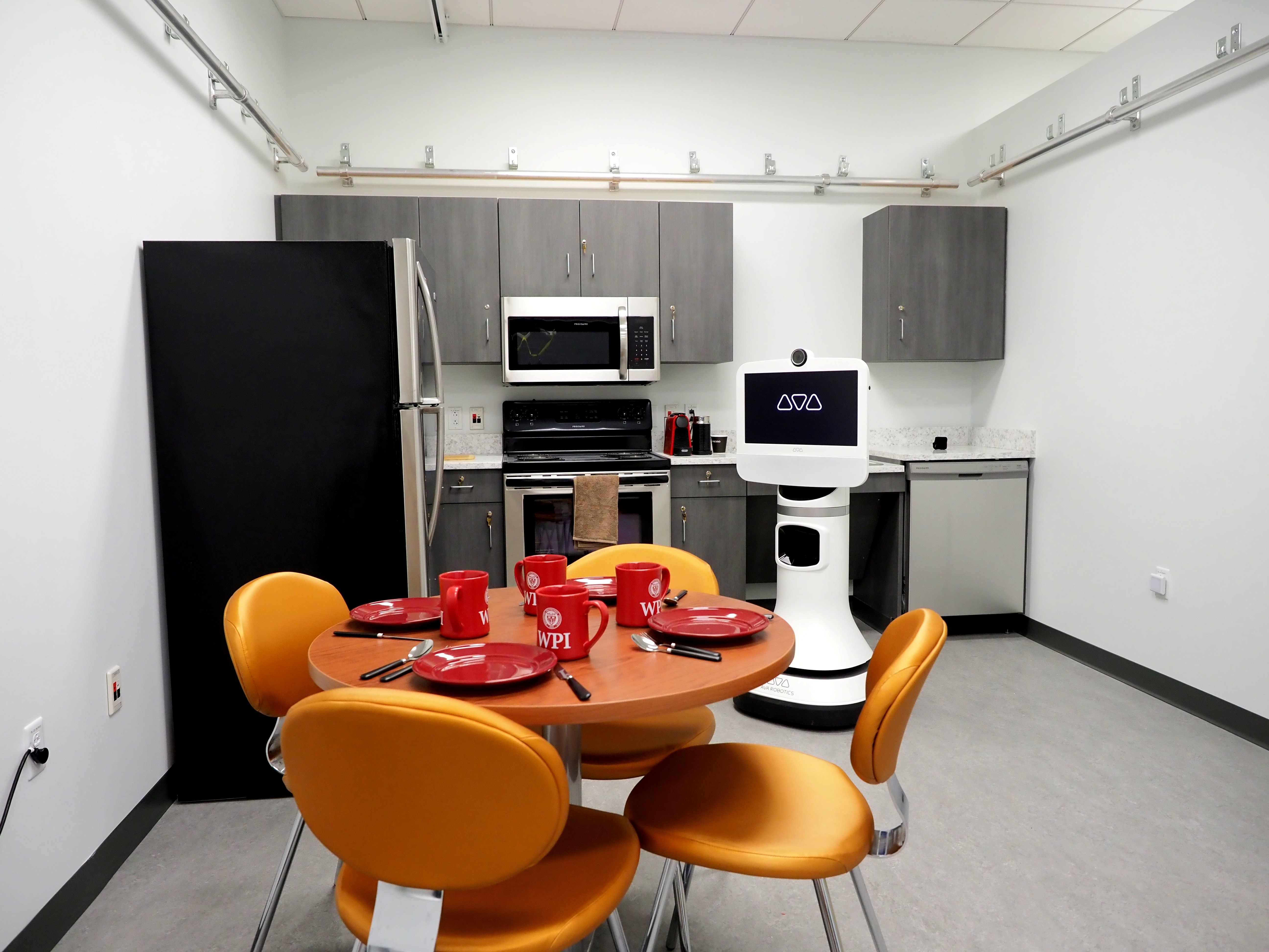 robot in kitchen
