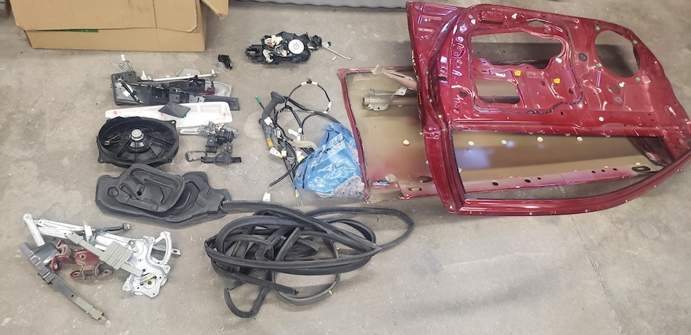 Car parts for recycling