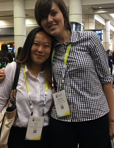 Emily Hao and MaryAnn VanValkenburg