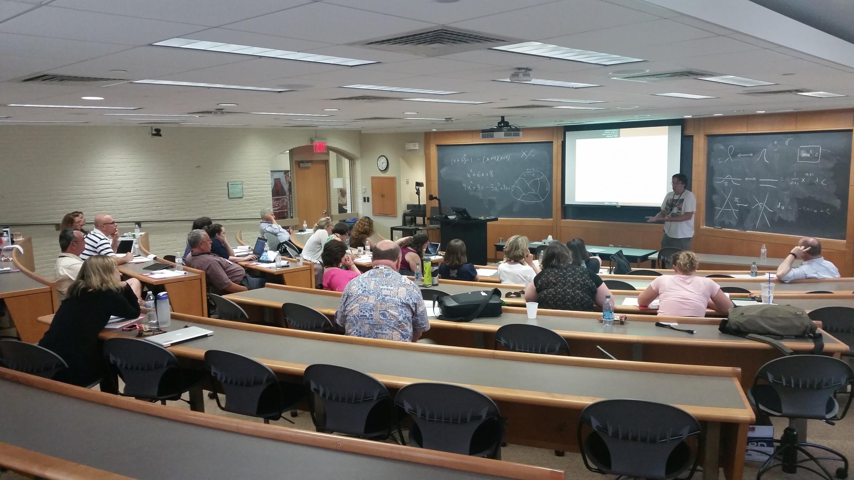 Students in a classroom