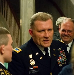 Stefano’s deployments encompass four tours of combat duty: Desert Storm, Afghanistan, and two in Iraq.