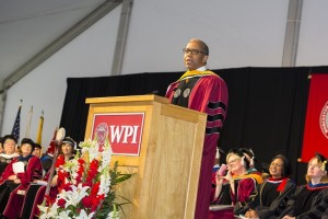 Speaker Bernard Harris told graduates that failure is an option, but ‘don’t let failure define you.’