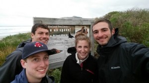 From left, Andrew Egger, Thomas Nuthmann, Jessica Desmond and Matthew Dunster.