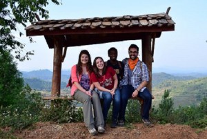The Thailand IQP team: Caitlin Swalec, Brigitte Perera, Obi Ofokansii and Alex Zitoli.