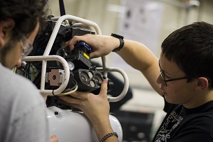 Some adjustments to cameras and sensors in WARNER’s head.